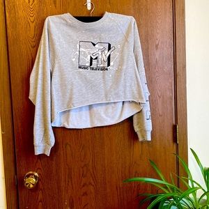MTV Cropped Sweatshirt